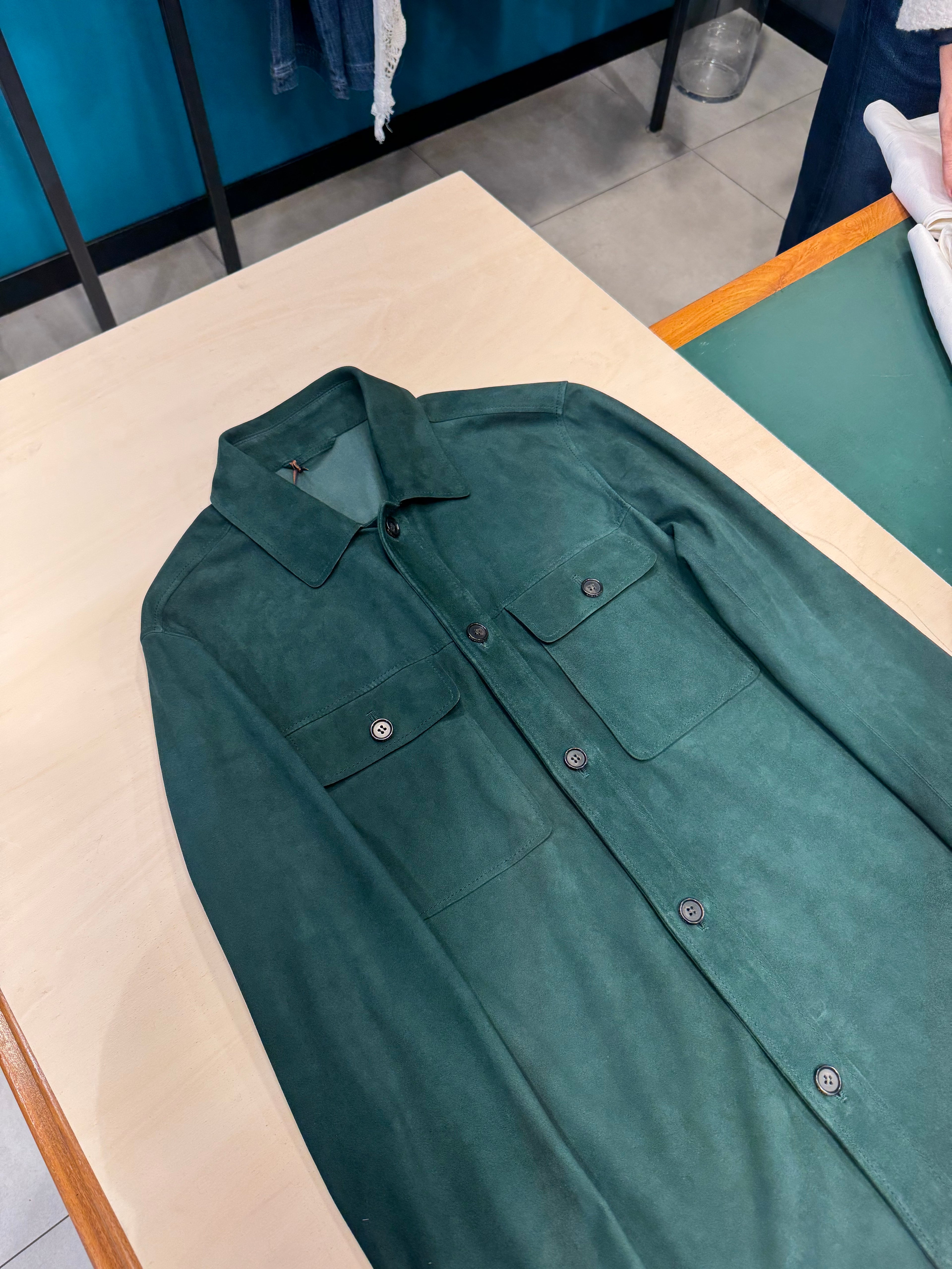 Overshirt verde ALTACRUNA